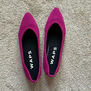 Waps fuschia flats 7.5 - new with box